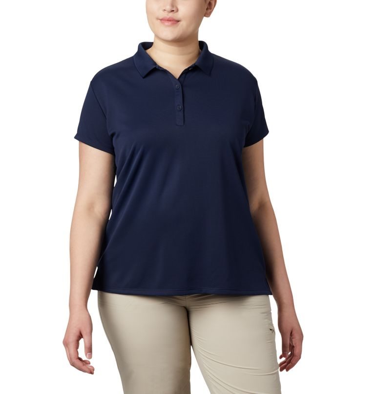 Tricouri Polo Columbia PFG Innisfree Scurte Sleeve Dama Bleumarin | Plus Size DF8ZS7MQ9